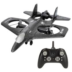 ColorBaby Speed & Go Drone aereo da combattimento radiocomandato, luce, 80 m, Tempo di volo 6 min, Regolazione direzione, 2.4 GH.z, Rotazione di 360 gradi, Auto Return, Aerei da combattimento, RC,