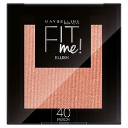 Maybelline New York Fit Me Blush in Polvere Pigmentato, Facile da Sfumare, per un Look Naturale, 40 Peach