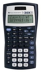 Texas Instruments TI-30 XIIS FC Schulrechner (zweizeilig, Solar- und Batteriebetrieb) Dunkelblau