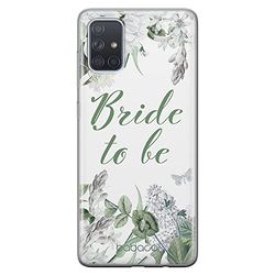 ERT GROUP mobiltelefonfodral för Samsung A71 5G originalt och officiellt licensierat Babaco mönster Bride to be 005 Vit optimalt anpassad till formen på mobiltelefonen, fodral tillverkad av TPU-plast
