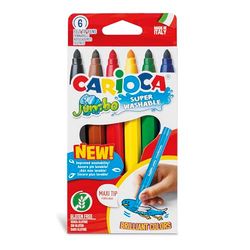 CARIOCA Jumbo Extra Fat - wielokolorowe, 6 sztuk