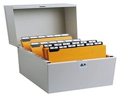 Exacompta Metalib archiefdoos - classificatie van 500 vellen in de breedte - 125x200 tot 148x210 mm