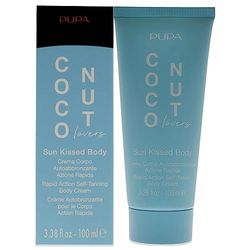 PUPA Milano Coconut Lovers Sun Kissed Body – Contains Shea Butter with Emollient, Moisturizing and Regenerating Properties – Provides Natural, Even Tan to Skin – 3,38 oz Self Tanner
