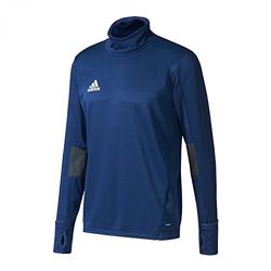 adidas Tiro17, Maglietta Uomo, Blu (Azuosc/Griosc/Bianco), XL