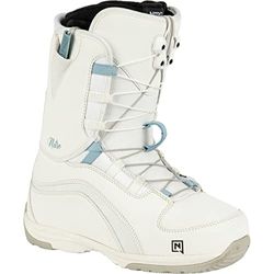 Nitro Snowboards Futura TLS Botas de Snowboard, Mujeres, White-Blue, MP 25,5 // EU 39 1/3 // US 7,5