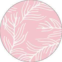 Bonateks, Round Digital Printed Mouse Pad, Non-Slip Base, for Office and Home, Diameter:22cm