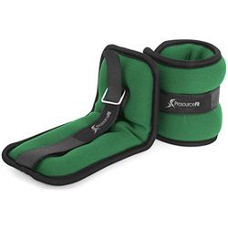 ProsourceFit Adjustable Ankle, Pesi per Caviglia e Polso Unisex-Adult, Green, One Size