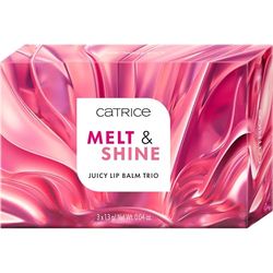 Catrice Cosmetics Melt et Shine Juicy Lip Balm Trio trio de baumes à lèvres, sensation de rosée (1.3g)