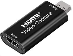 PremiumCord HDMI-capture/grabber voor het opnemen van video/audiosignalen op een computer, resolutie 4K @ 30 Hz, Full HD @ 30 Hz, plug-and-play