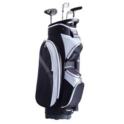 VEVOR Sac de Chariot de Golf avec séparateur sur Le Dessus à 14 Compartiments, Plusieurs Poches de 91,4 cm, Sacs de Golf durables avec poignées, Housse Anti-poussière et Sangles Amovibles pour Homme