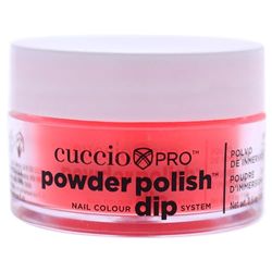 Cuccio Neon Red Nail Color Dip System Duiken Poeder