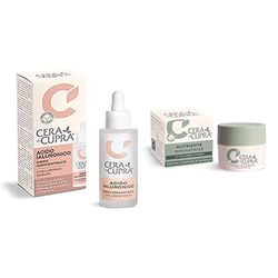 Cera di Cupra Siero Acido Ialuronico Concentrato, 30ml & Crema Nutriente Riparatirce Collagene e Vitamine - 50 ml