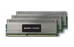 Super Talent Chrome Series memoria ram 6 GB (2000 MHz, 240 Pin, 3 X 2 GB) DDR3 RAM KIT3