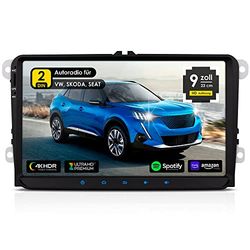NEOTONE WRX-990A Android 10 autoradio voor VW | Skoda | Seat | 4GB Ram | 32GB Rom | Navi met kaarten van Europa | 9 inch | DAB+ ondersteuning | USB | WLAN | Bluetooth | MirrorLink | RDS | OBDII-ondersteuning