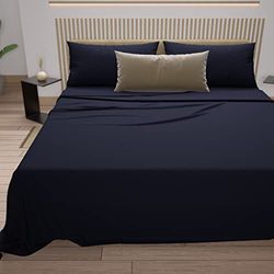 PETTI Artigiani Italiani - French Cotton Bed Linen, Queen Size Bed Set, Double Bed Sheet Set, Bottom Sheets with Corners, Top Sheets and Pillowcases, 100% Made in Italy