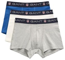 GANT Shield Trunk 3-Pack, lichtgrijs gem., S