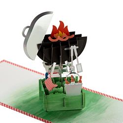 Hallmark 3D Premium Vaderdagkaart - Signature Paper Wonder Barbecue Set Ontwerp