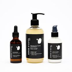 SERGE D'ESTEL PARIS Rutina Cuidado de la Barba sin Sulfatos 350ml El Cuidado ideal para Purificar Suavizar y Activar el Crecimiento de la Barba Fórmula 100% Vegana Made in Paris NO se ha Probado en Animales