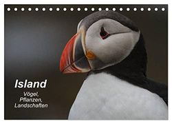 Island: Vögel, Pflanzen, Landschaften (Tischkalender 2024 DIN A5 quer), CALVENDO Monatskalender: Bilder aus Island: Vögel, Pflanzen und Landschaften