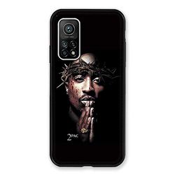 Beschermhoes voor Xiaomi Mi 10T / Mi 10T Pro 2Pac Tupac Shakur, zwart