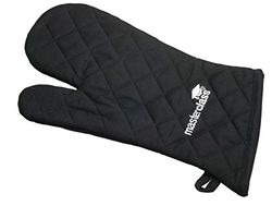 KitchenCraft MCGLOVEBLK Master Class slitstark ugnshandskar, tyg, svart, 33 x 17 x 2 cm