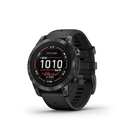 Garmin Epix (Gen 2) Pro 47 mm - Hoogwaardig multisport GPS-horloge met AMOLED-touchscreen, LED-zaklamp, hartslag, kaarten en tot 16 dagen autonomie, Zwart