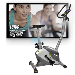 Diadora Fitness Lotus Elektromagnetische fiets, uniseks, volwassenen, donkergrijs, 100 x 49 cm, 136 cm