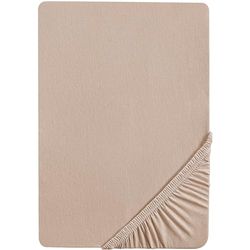 roba Hoeslaken Lil Elephant, 60 x 120 en 70 x 140 cm, voor babybed, katoen, elastisch, GOTS-gecertificeerd, bruin