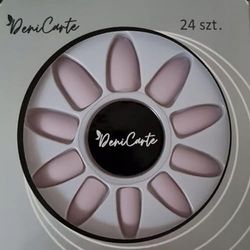 Nail artificiale decorato con motivi per unghie Deni Carte