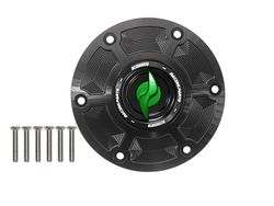 Accossato Tapón de gasolina con trinquete verde para Ducati Multistrada 1200 S Touring (1200cc) 2015