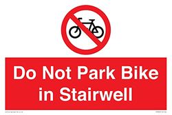 Do Not Park Bike in Trapbord - 300x200mm - A4L