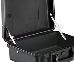 PELI Storm LID-STAY-lockstag, undviker stängning genom att spärra locket, originaltillbehör till Peli Storm-väskor, färg: silver