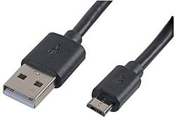 Pro Signal PSG91565 Micro USB Cable, 3 m, Black