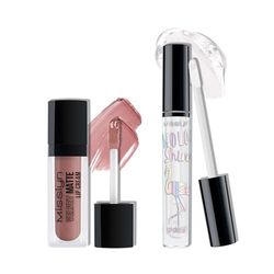 Misslyn | Brillant à lèvres longue durée et baume à lèvres charnues crème volumisante - Set brillant à lèvres et baume