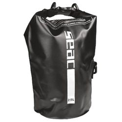 Seac Dry Bag, saco impermeável impermeável, saco seco para mergulho, caiaque, vela, pesca, natação e outros desportos, 2,5 lt, preto