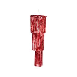 Autour de Minuit Ophanging 5ETI004RO Kerstmis PVC Cascade Rood 124 x 40 cm