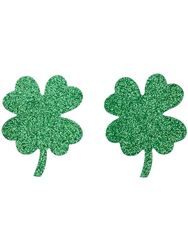 Smiffys 53182 Fever Shamrock Glitter Pasties, Kvinnor, Grön, En Storlek