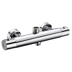 oxen l152714 rubinetto termostatico Combi Doccia con deragliatore, Cromo Lucido