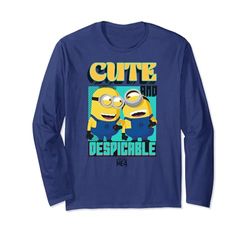 Minions Despicable Me 4 Cute and Despicable Maglia a Manica