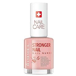 Rimmel London Base Unghie Nail Nurse, Smalto Rinforzante e Protettivo Transparente per Unghie Deboli, 12 ml