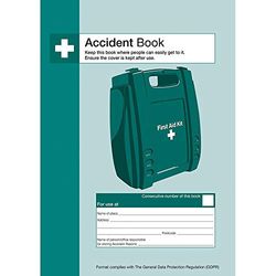 Libro per incidenti di primo soccorso di sicurezza A5