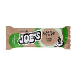 WEIDER Joe's Core Bar, délicieuse barre protéinée au cœur moelleux enrobé de chocolat au lait, barre protéinée avec plus de 31% de protéines, faible teneur en sucre, Goût Noisette-Nougat, 12 x 45 g