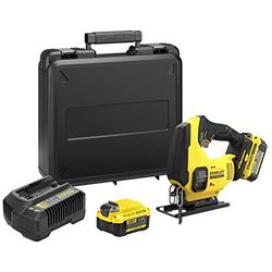 STANLEY FATMAX SFMCS600M2K-QW - SIERRA DE CALAR V20 LI-ION 18V CON 2 BATERÍAS 4Ah, CARGADOR Y MALETÍN