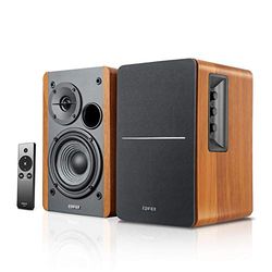 Edifier R1280Ts Rekluidspreker - Stereo Monitor Active Near Field 2.0 - Luidspreker Studio Monitor - 42 Watt RMS met subwooferuitgang - Buitenhoes van hout