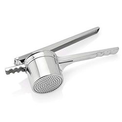 WAS 1515 002 - Spätzle in acciaio INOX con tre inserti forati, diametro 8,5 cm, lunghezza 38 cm