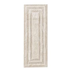 Eddie Bauer | Tapis de Bain 100, Ultra Doux, Tissu tufté pour Une durabilité et Un Entretien Facile, Coton, Gris Clair, 60 x 22 cm