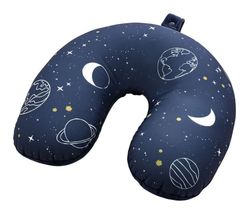 moses. Fernweh Cosmos - Almohada Cervical 2 en 1, Almohada y cojín Cervical para Viajes, Multifuncional, para Viajes