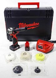 Milwaukee 4933447799 - M12bps-421x pulidora/lijadora 2 velocidades (2.500/7.500 rpm), cap máx. 76mm, 1 bat 4.0ah y 1 bat 2.0ah