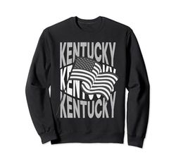 Bandiera classica del Kentucky USA Kentucky Patriottica americana Felpa