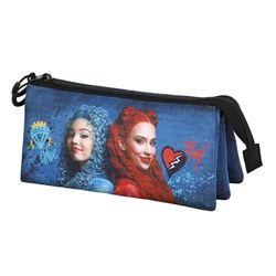 Descendants Wickedly-Triple Etui, Multicolor, 23 x 11 cm, Meerkleurig, Eén maat, Drievoudige etui Wickedly